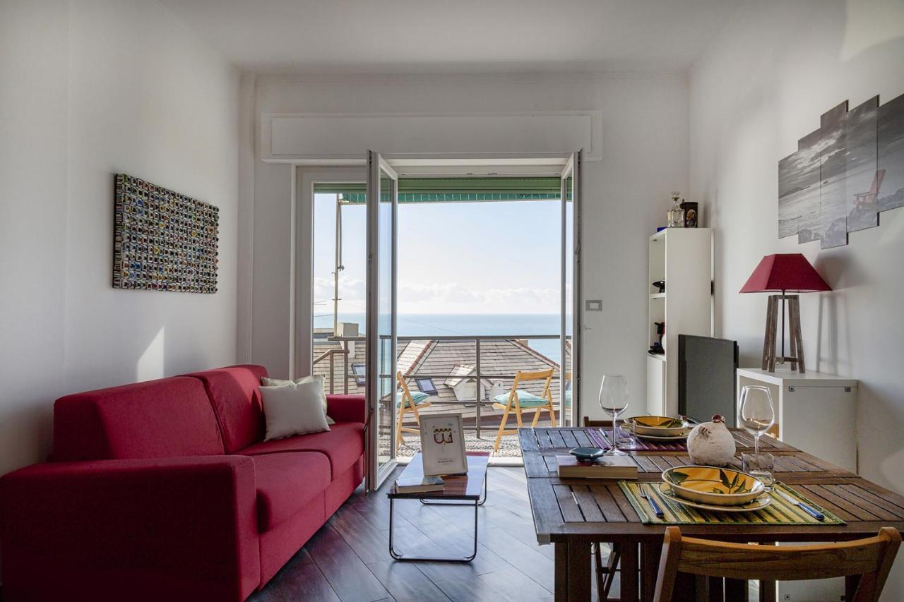Sunset Apartment Above The Sea By Wonderful Italy Bogliasco Exterior foto