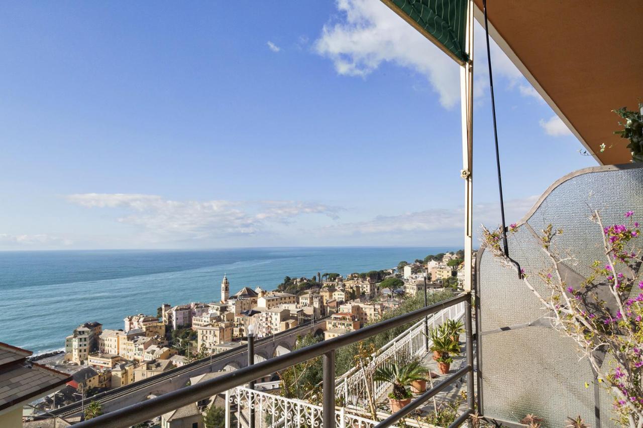 Sunset Apartment Above The Sea By Wonderful Italy Bogliasco Exterior foto
