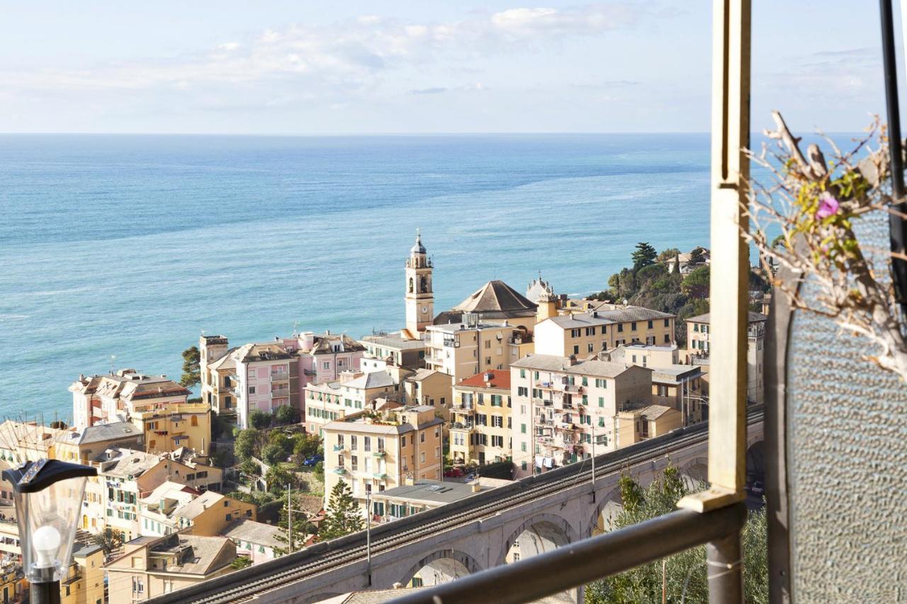 Sunset Apartment Above The Sea By Wonderful Italy Bogliasco Exterior foto